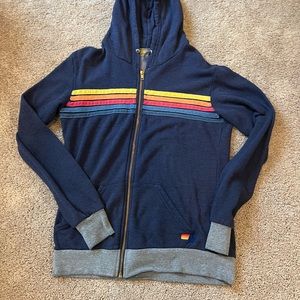 colorblock discontinued aviator nation zip up